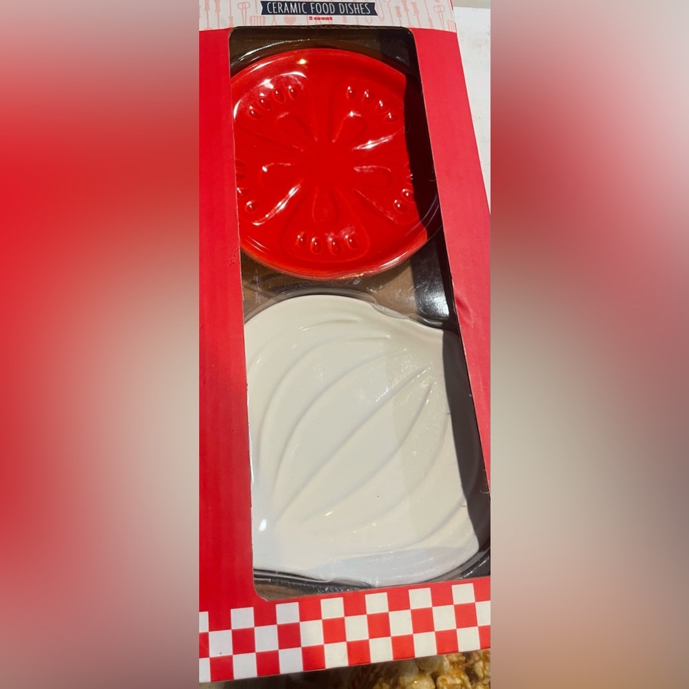 🔴 3/$12 2-Pack Tomato and Onion Food‎ dishes! New in original packaging! - Picture 2 of 3